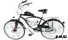 Велосипед 26&quot; с веломотором MATTIAS GH-32605C (колеса 26, движок 50 (ДВС))