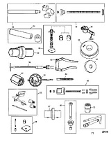 Инструменты (Часть 3) 4-Х ТАКТНОГО ПЛМ MERCURY 30 Серийный номер от 1C109093 и выше