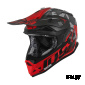 Шлем детский (кроссовый) JUST1 J32 YOUTH SWAT Hi-Vis красный/черный матовый