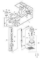 Топливный насос в сборе 2-Х ТАКТНОГО ПЛМ MERCURY 75 Серийный номер от 0T980000 до 0T999999